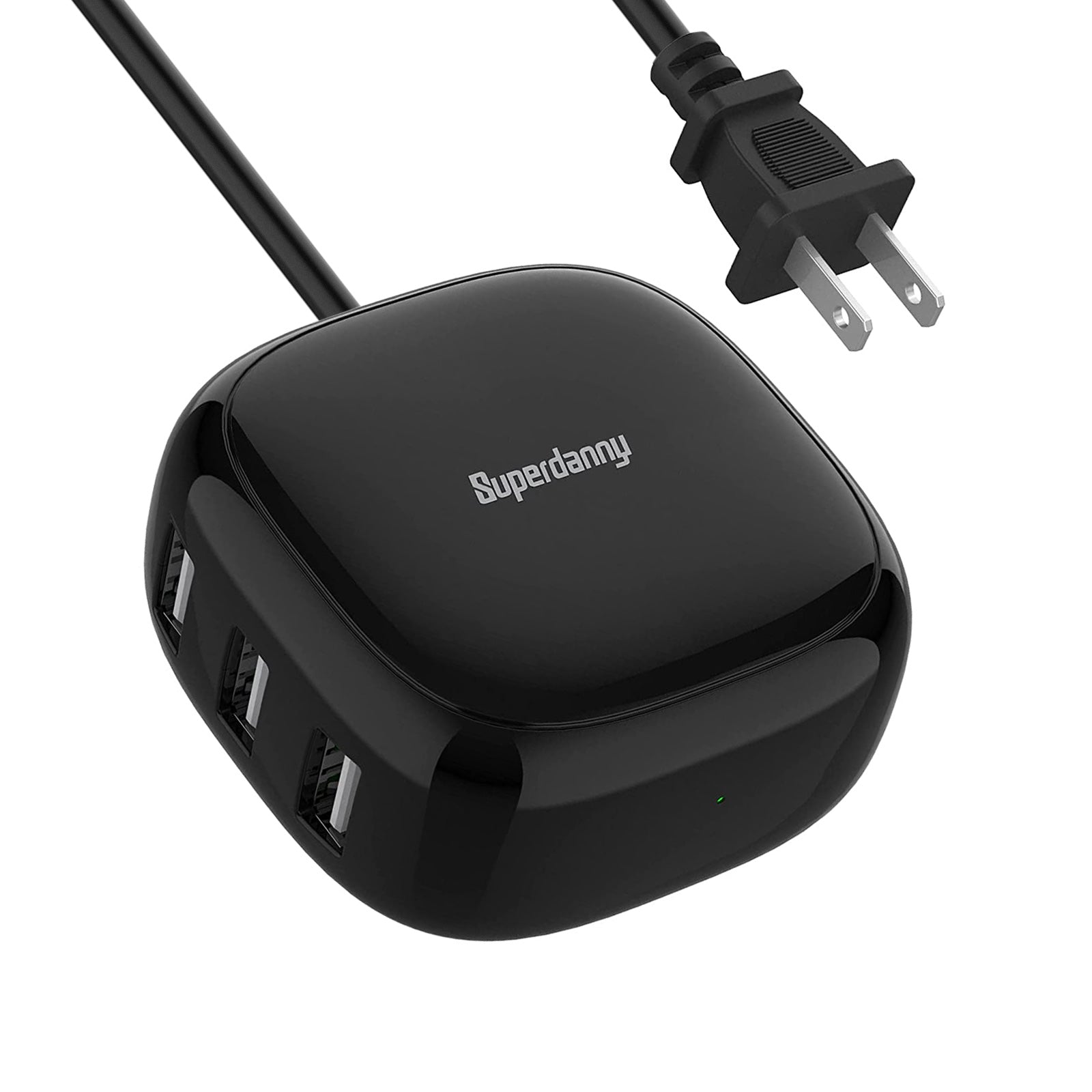 SUPERDANNY Multi USB Charger with 6 Ports Desktop USB Charging Station