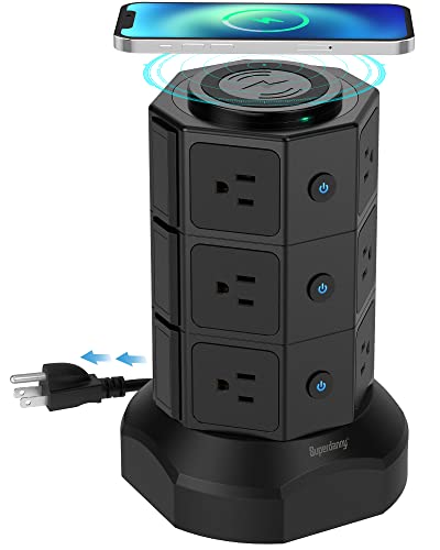 Surge Protector Power Strip Tower 4.2A 4 USB Prots 3/4/5 Layers – SUPERDANNY