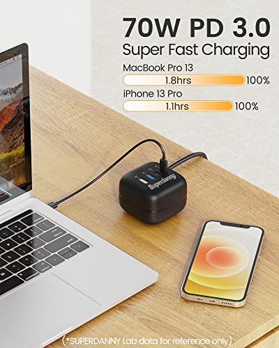 70W USB C Charging Station for Multiple Devices