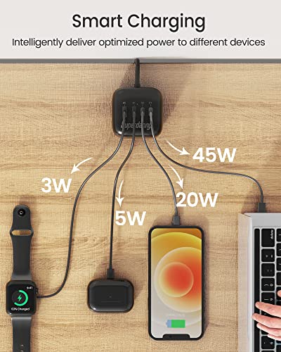 70W USB C Charging Station for Multiple Devices