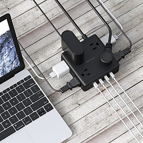 Power Strip with USB Superdanny 8 AC Outlets and 4 USB Ports